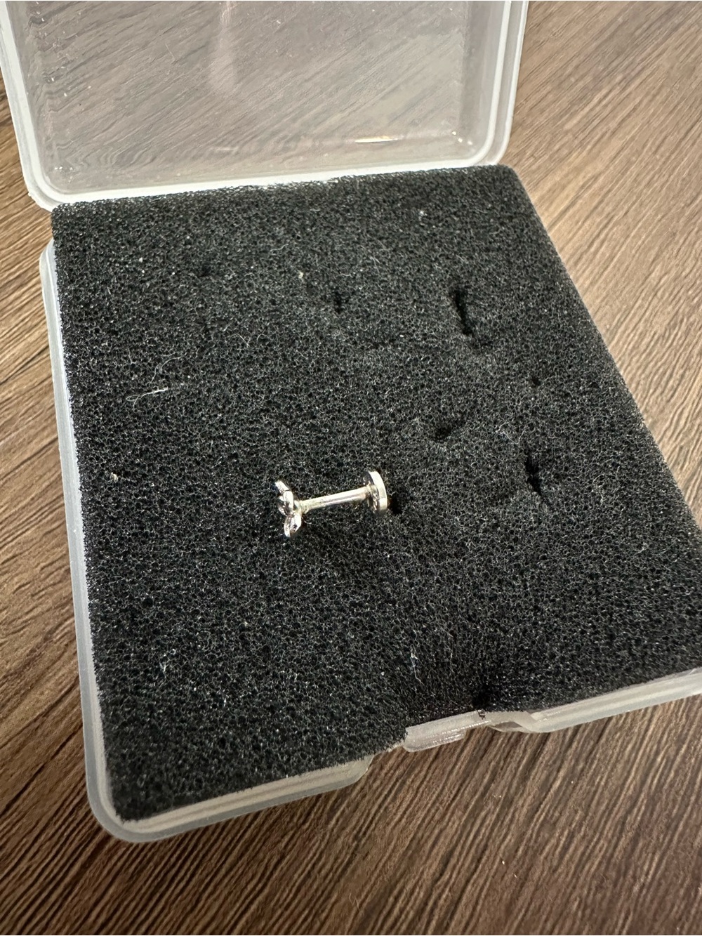 Flat back earring - Picture 5 of 6